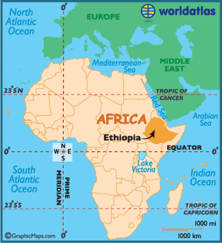 Image result for ethiopia map africa